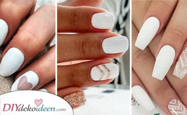25 Schöne Ideen Für Weiße Fingernägel – Tolle Inspirationen Für Weisse Nägel