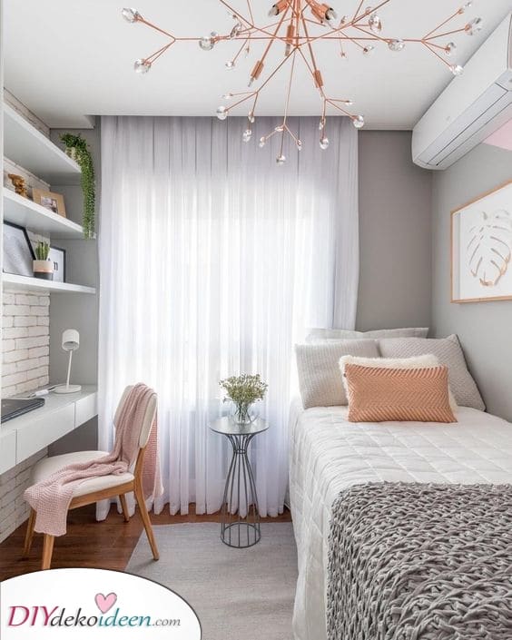 Traumhaft und schlicht - Dekorationsideen für kleine Schlafzimmer
