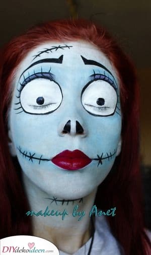 Sally Halloween-Schminke