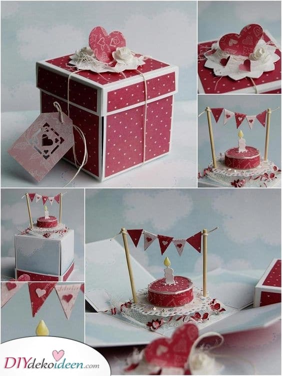 Papierkuchen – Süßes Geburtstagsgeschenke für deine Freundin