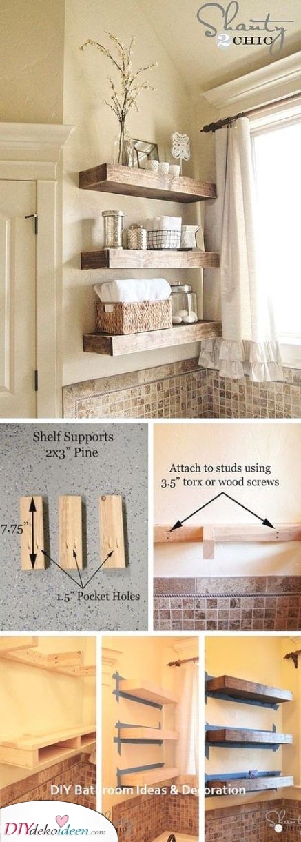 DIY Projekt – Regal für Badezimmer