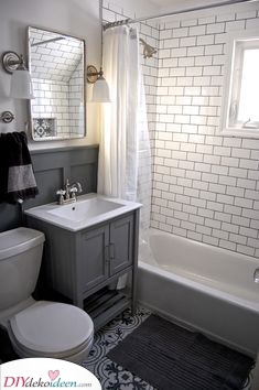 Fliesen im Badezimmer - einfach und modern
