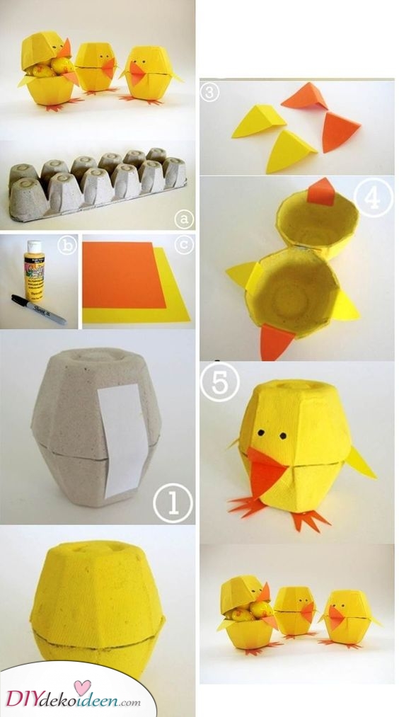 Eierkarton Hühner – Süße Ideen für Sie