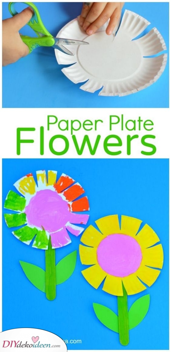 Pappteller Blumen – Süß und lebendig