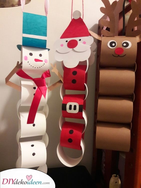 Papierrollen – Süß für Weihnachten
