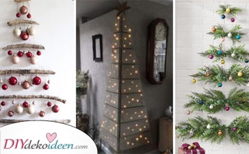 20 Tolle Ideen Für Einen Wand Weihnachtsbaum – Eine Weihnachtsbaum Alternative