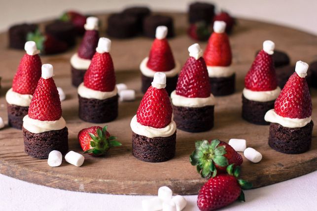 Weihnachtsmann-inspirierte Süßigkeiten: Ein verspieltes Dessert für die Feiertage