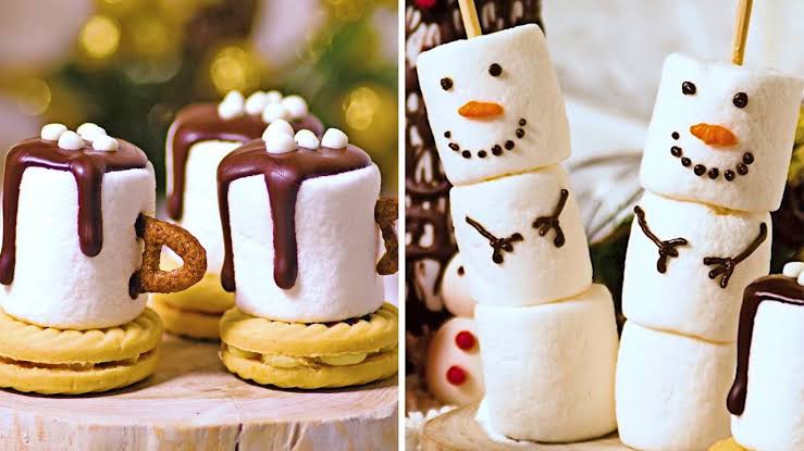 Kreative Marshmallow-Weihnachtsfiguren: Lustige und festliche DIY-Süßigkeiten